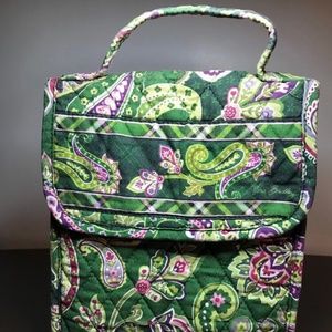 👀Vera Bradley “Green Paisley” Retired Insulated Lunch Box.EUC/Like New